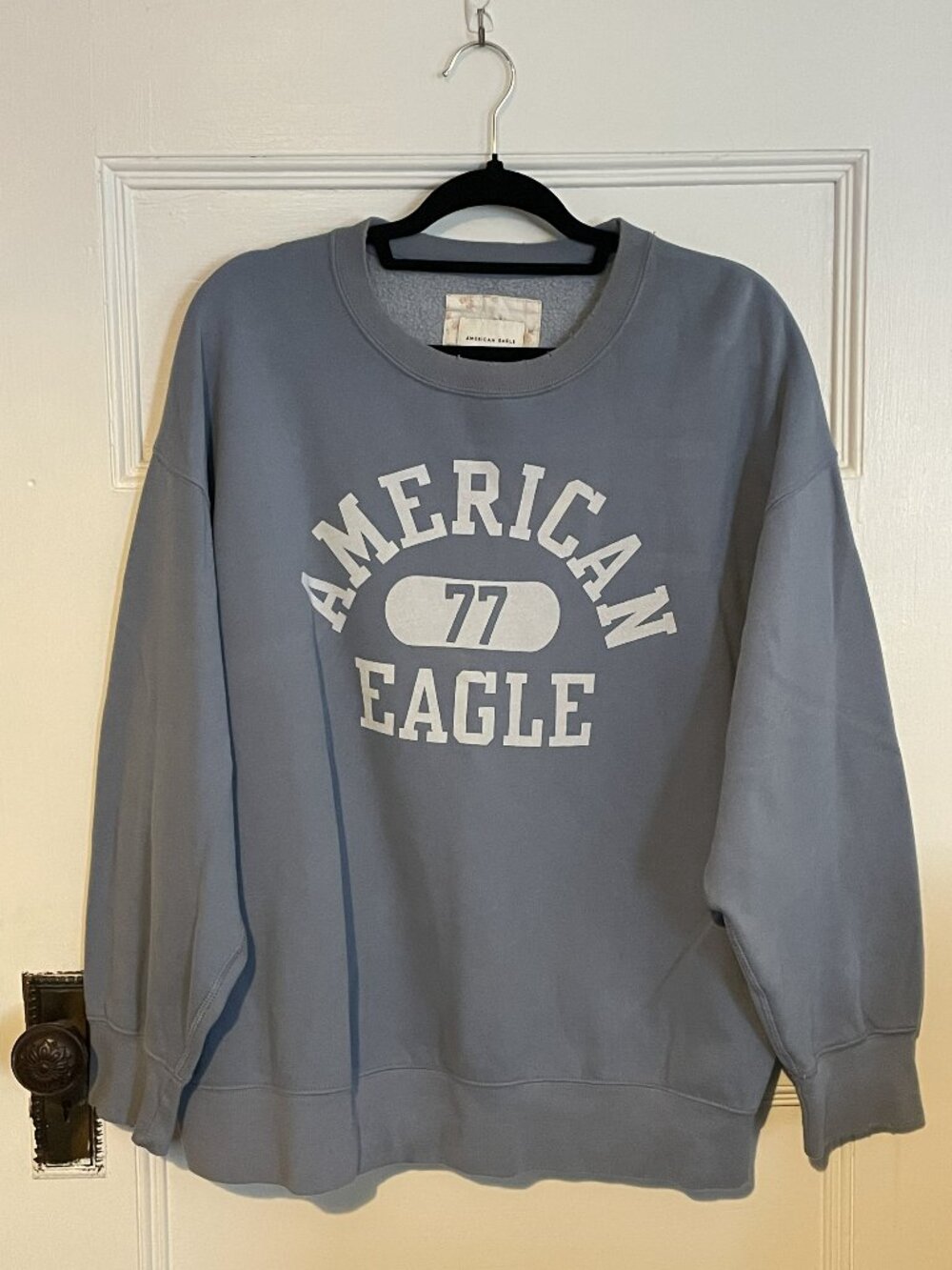 American Eagle Outfitters Blue Crewneck Sweatshirt Size L